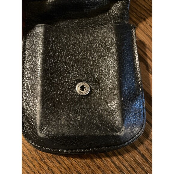 The Original Taxi Wallet Black Leather/Black Interior Bifold Billfold Vintage - Picture 8 of 9
